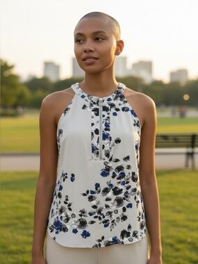 🌻 Milano Sleeveless Floral Top #626